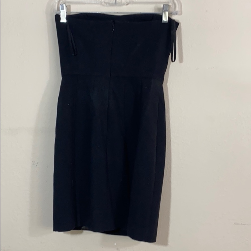 Black and silver strapless dress - Picture 3 of 3